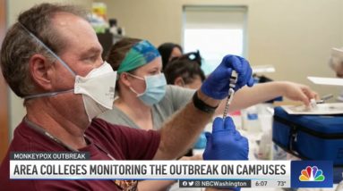 DC Area Universities Share Monkeypox, COVID-19 Mitigation Plans | NBC4 Washington