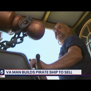 Virginia man builds pirate ships
