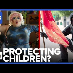 WATCH: ARMED Antifa Members Protect Kid's Drag Show In Texas