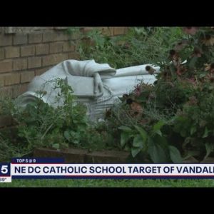Vandals target St. Anthony Catholic School in DC; school officials call destruction a hate crime