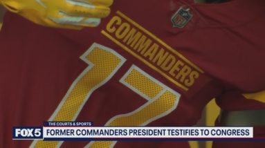 The Courts and Sports: Commanders testimony and cheer organization shut down | FOX 5 DC