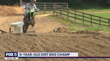 9-year-old Prince George’s County boy becomes dirt bike champion