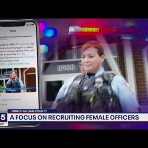 A focus on recruiting female officers