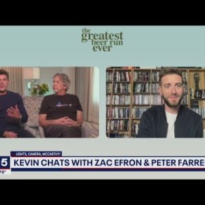 Zac Efron talks carrying duffel bag full of beer in "The Greatest Beer Run Ever" | FOX 5 DC