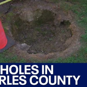 Battle continues over responsibility for Charles County sinkholes