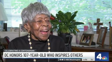 DC Mayor Honors 107-Year-Old Resident Willie Mae Avery | NBC4 Washington
