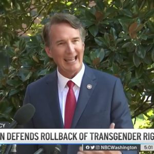 Virginia Governor Defends Planned Rollback of Transgender Student Rights | NBC4 Washington