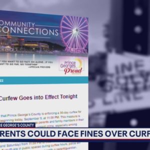 Parents could face fines over Prince George's County youth curfew | FOX 5 DC