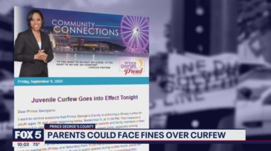 Parents could face fines over Prince George's County youth curfew | FOX 5 DC