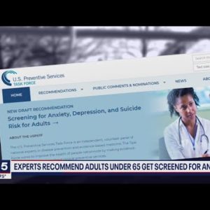 Experts recommend adults under 65 get screened for anxiety | FOX 5 DC