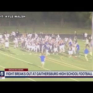 Fight breaks out at Gaithersburg High School football game