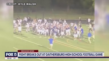 Fight breaks out at Gaithersburg High School football game