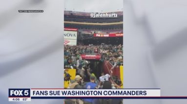 Philadelphia Eagles fans sue Washington Commanders over railing debacle