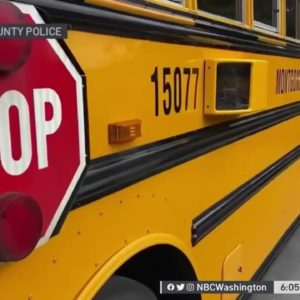 Driver Hits 4th Grade Maryland Student Getting Off School Bus | NBC4 Washington