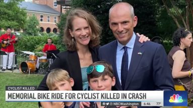 Loved Ones Host Memorial Bike Ride for Cyclist Killed in Bethesda | NBC4 Washington