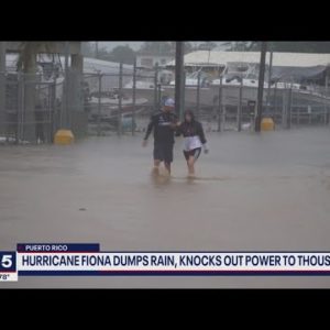 Hurricane Fiona dumps rain, knocks out power in Puerto Rico | FOX 5 DC