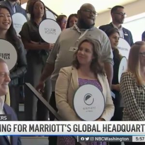 Marriott Celebrates New Global Headquarters | NBC4 Washington