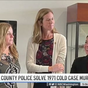 Montgomery County Police Solve 1971 Cold Case Murder | NBC4 Washington