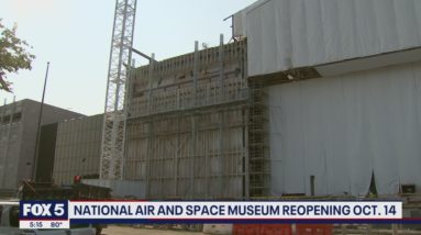 National Air and Space Museum to reopen in October