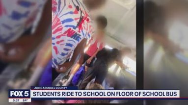Anne Arundel County parents say some students forced to sit on floor of overcrowded school bus