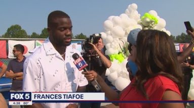 Prince George's County throws welcome home party for Frances Tiafoe