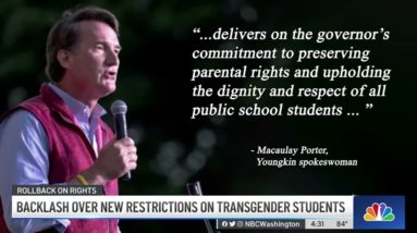 Backlash Over New Restrictions on Transgender Students in Virginia | NBC4 Washington