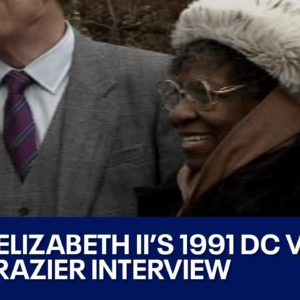 Remembering Queen Elizabeth II | The Queen visits Southeast DC - FOX 5 DC