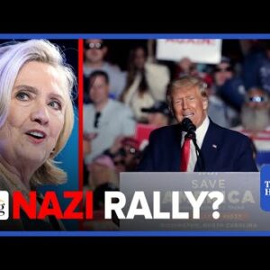 Hillary Clinton Compares Trump Rally To HITLER RALLY, Suggests Nazi Salute: Katie & Robby React