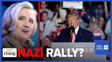 Hillary Clinton Compares Trump Rally To HITLER RALLY, Suggests Nazi Salute: Katie & Robby React