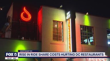 Rise in rideshare costs hurting DC restaurants | FOX 5 DC