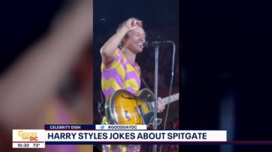 Harry Styles jokes about 'spitgate' at "Don't Worry Darling" premiere | FOX 5 DC
