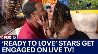 Stars of "Ready to Love" get engaged live on Good Day DC!