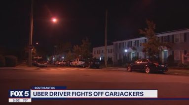 Uber driver fights off carjackers in DC | FOX 5 DC
