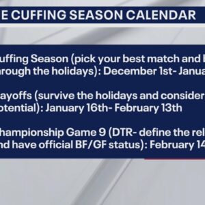 LION Lunch Hour: The cuffing season calendar and how to go from cuffing to committed