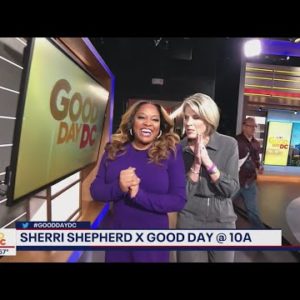 Welcoming Sherri Shepherd to the FOX 5 Studios