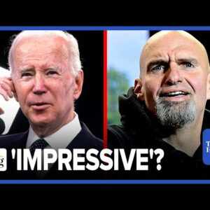 Biden Calls Fetterman 'Impressive' After Clumsy Debate Performance: Brie & Robby