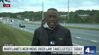 Change Lanes or Slow Down, Maryland's New Move Over Law Begins | NBC4 Washington