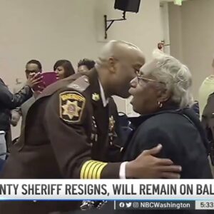 Charles County Sheriff to Resign Next Week; Name to Remain on November Ballot | NBC4 Washington
