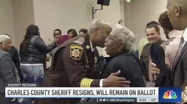 Charles County Sheriff to Resign Next Week; Name to Remain on November Ballot | NBC4 Washington
