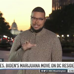 How Biden's Marijuana Pardons Will Benefit DC Residents With Convictions | NBC4 Washington