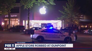 Armed suspect robs Bethesda Apple store