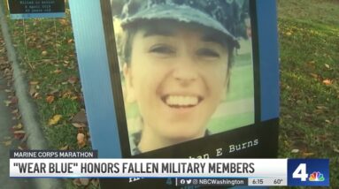 Marine Corps Marathon: Fallen Military Members Honored During Blue Mile | NBC4 Washington