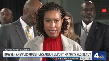 Bowser Answers Questions About Deputy Mayor's Residency | NBC4 Washington