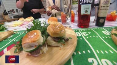 Chef Adrianne Calvo dishes up football tailgate sliders