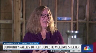 Community Rallies to Help Domestic Violence Shelter | NBC4 Washington