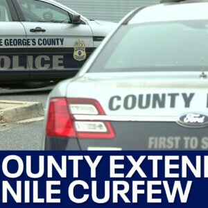 Prince George's County extending juvenile curfew to the end of 2022 | FOX 5 DC