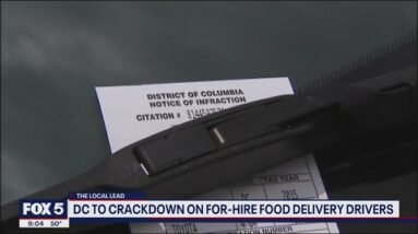 DC to crack down on for-hire food delivery drivers who park in street to pick up food | FOX 5 DC