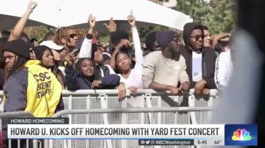 Howard Homecoming Kicks Off With Yard Fest | NBC4 Washington