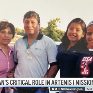 Local Woman Holds Critical Role in NASA's Artemis 1 Mission | NBC4 Washington