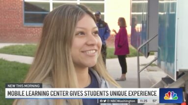 GW Mobile Learning Center Gives Students Immersive Experience | NBC4 Washington